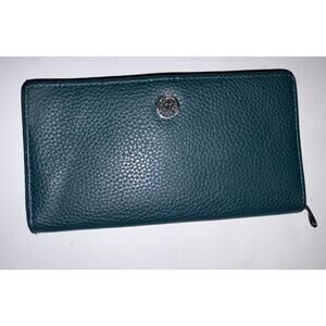 Anne Klein wallet green women’s button